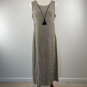 Vintage K Petite Sleeveless Midi Dress Size 12 Petite EUC